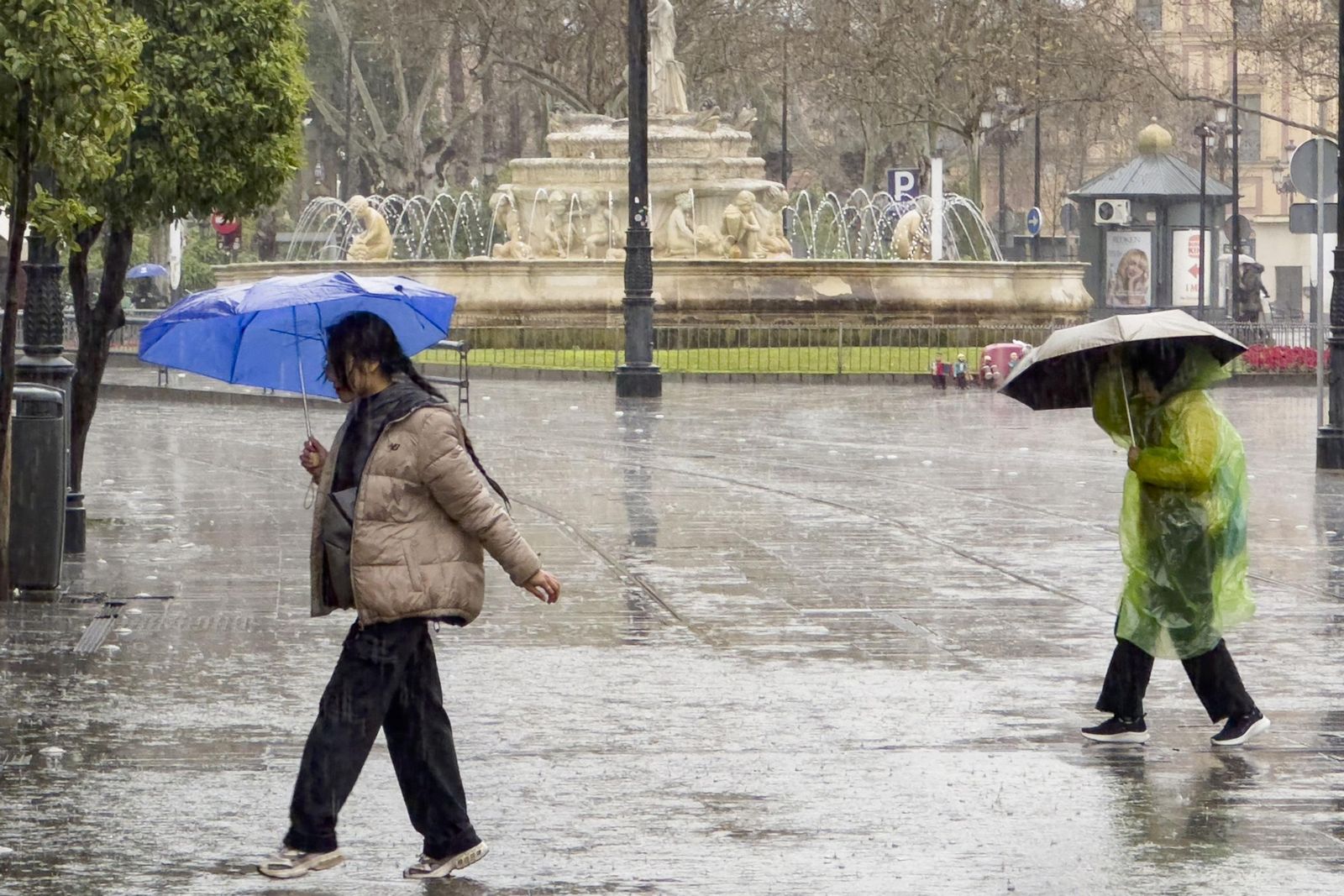 Lluvia en Sevilla